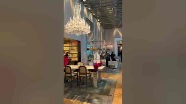 Grand Salon at Baccarat Hotel New York with statement chandelier for luxury VIP networking events.