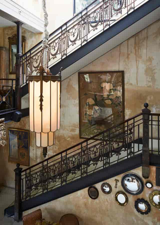 Historic 632 Below lounge with atmospheric lighting, ideal for upscale cocktail reception venues.