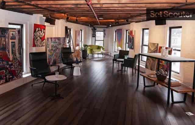 Industrial-chic loft venue for networking receptions and creative workshops.