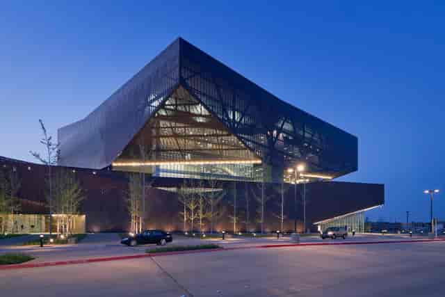 Modern Irving Convention Center exhibition hall for corporate galas and evening receptions.