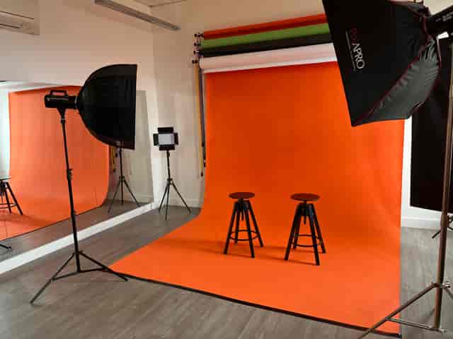 Creators House pop-up content studio for conference headshots and social media activations.