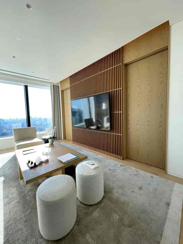 Executive boardroom at The Tokyo EDITION with city views for corporate meetings and VIP events.
