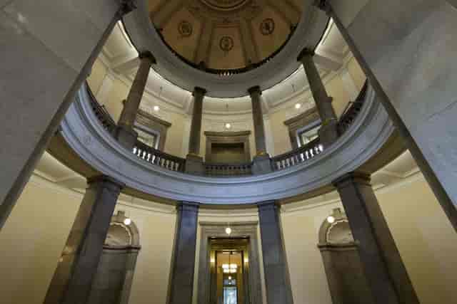 Hyokeikan architectural foyer at Tokyo National Museum, ideal for luxury event receptions.