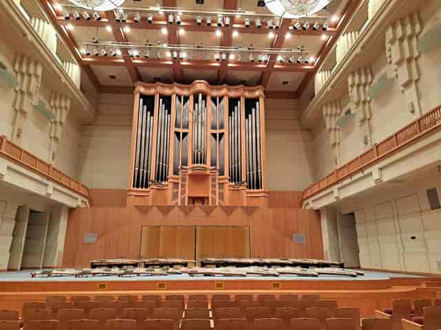 ACT CITY concert hall featuring acoustic design for keynote sessions and award ceremonies.