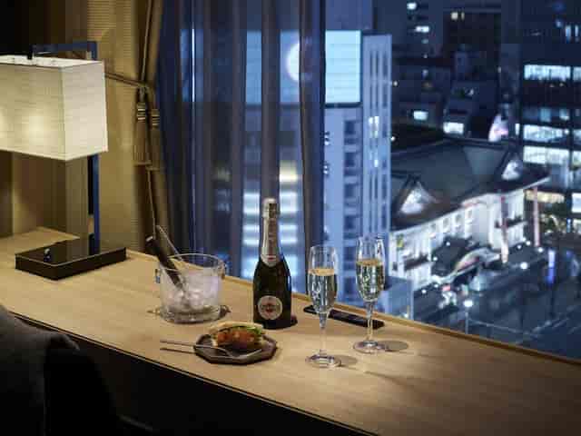 VIP dining setup at Millennium Mitsui Garden Hotel Tokyo for luxury events and fine dining.