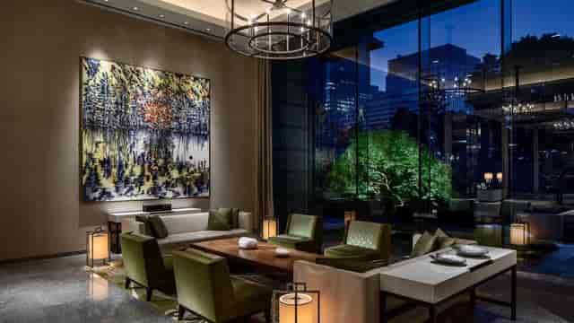 Fuyo breakout room at Palace Hotel Tokyo for VIP networking and board meetings.