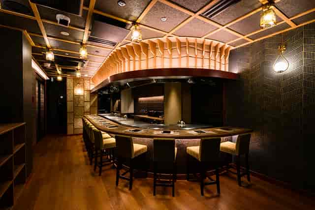 Private dining room at Ebisu Holic Hotel for VIP dinner and chef’s table networking event.