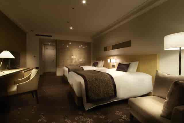 Luxury twin suite at Prince Sakura Tower Tokyo for corporate events and incentive travel.