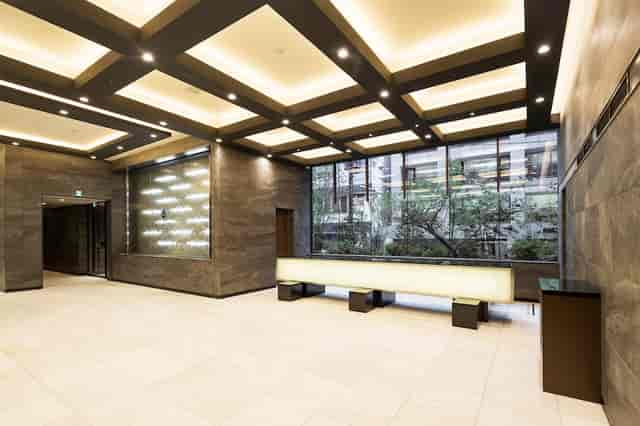 Sleek registration desk at Hotel Mystays Premier Akasaka, ideal for corporate event venues.