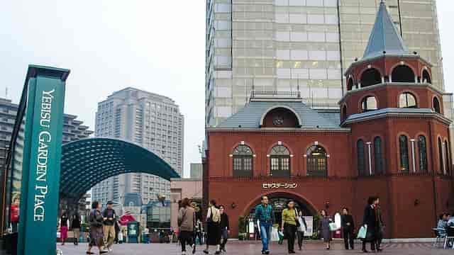 Yebisu Garden Place outdoor plaza for experiential marketing and corporate event site activation.