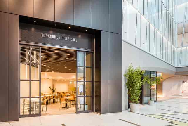 Sleek Hills Café in Roppongi Hills for networking events and corporate breakout sessions.