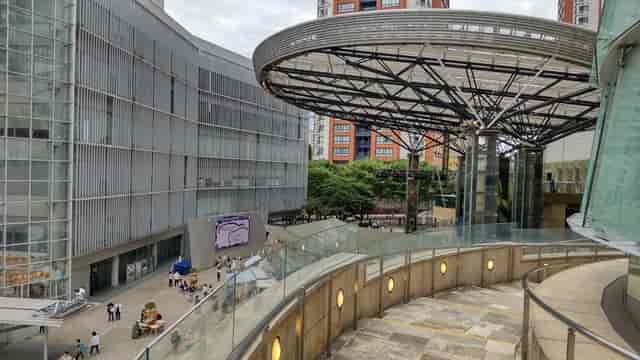 O-YANE Plaza Roppongi Hills: Modern canopy venue for brand activations and networking events.