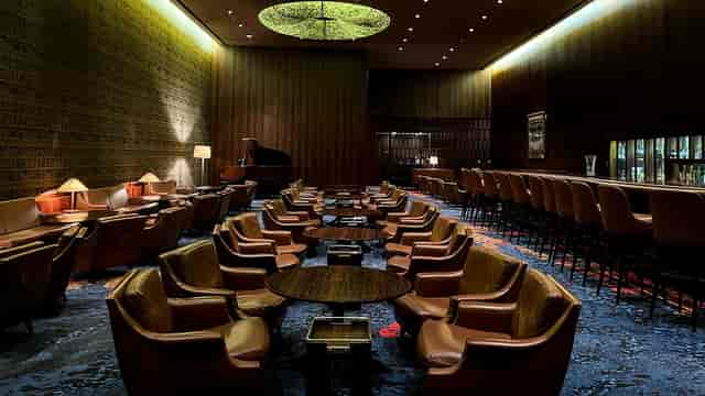 Luxury lounge at Grand Prince Hotel Takanawa for VIP receptions and networking events.