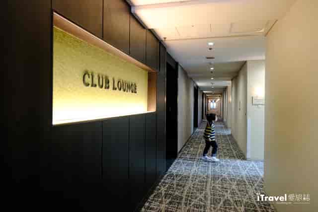 Grand Prince Hotel Shin Takanawa luxury lounge entrance for executive conference or VIP event.