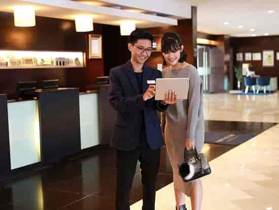 Modern hotel meeting room at Mercure Ancol for corporate events and professional conferences.