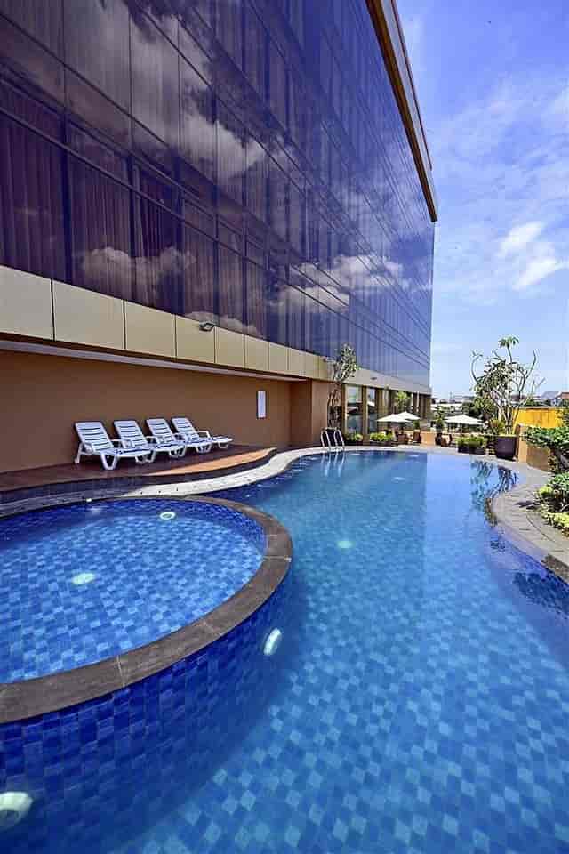 Grand Rasamala Ballroom outdoor venue for corporate networking and conference receptions.