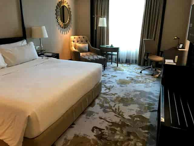AYANA Midplaza Jakarta ballroom: elegant corporate event space for business meetings.