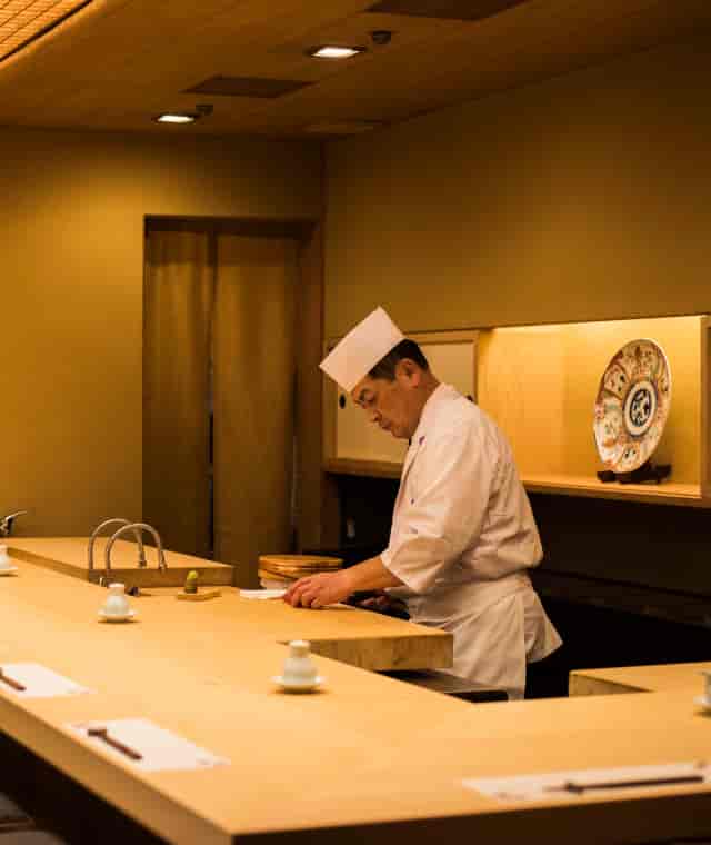 High-end Japanese restaurant at Hotel Metropolitan Edmont for VIP networking and client dinners.
