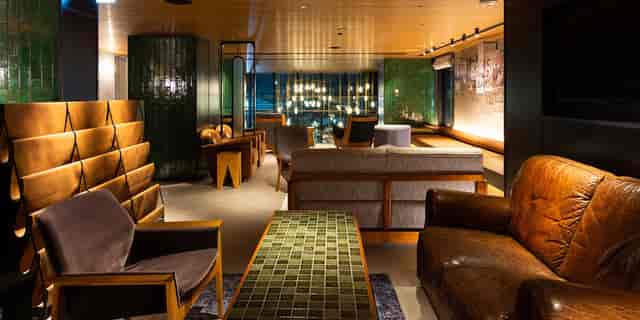 Luxury lounge at The Royal Park Canvas Ginza 8 for VIP networking and corporate event spaces.