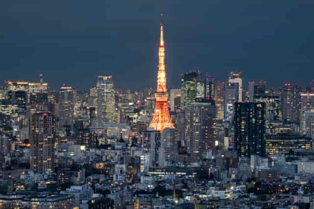 Modern Yebisu Garden Place meeting room with Tokyo skyline view for executive summits and events.