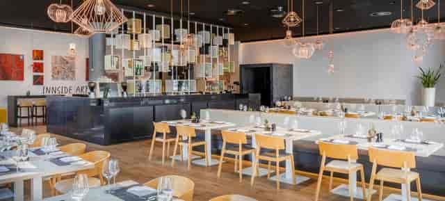Modern Big Ideas Space in Frankfurt for corporate dinners and networking events.