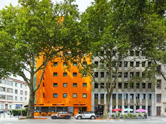 Freiraum 25hours Hotel terrace: unique creative offsite venue for networking events.