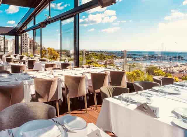Upscale Wyndham Grand Kalamış marina event space for corporate luncheons and private galas.