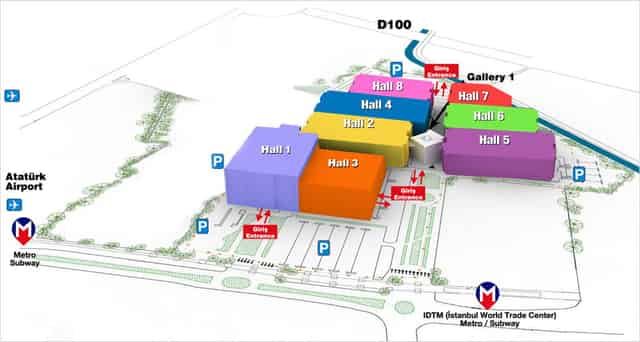 Istanbul Expo Centre Halls