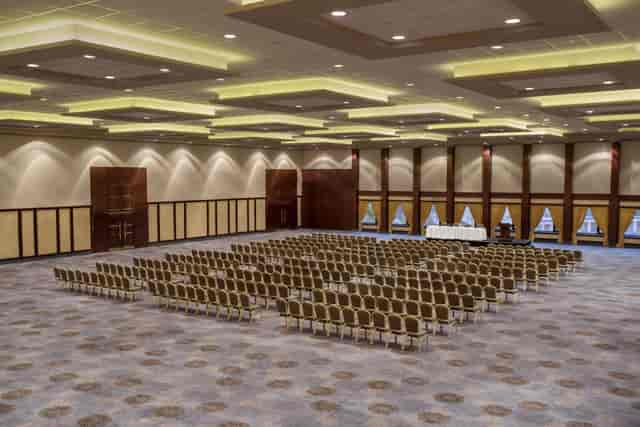 Hilton Istanbul Bosphorus theater-style ballroom for corporate events and plenary sessions.