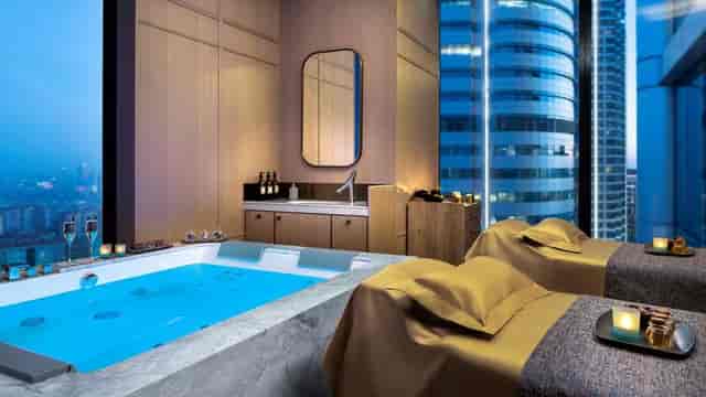 Luxury Üsküdar wellness suite at Address Istanbul Hotel for executive retreats and incentive travel.