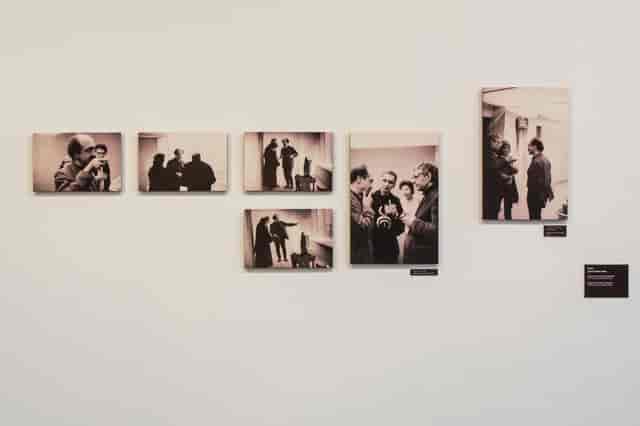 FORUM Salt Beyoğlu: exhibition wall documenting networking sessions, event breakout photography.