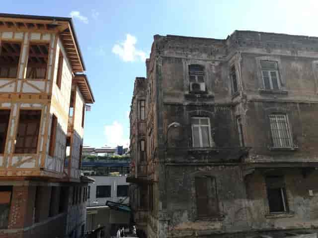 Mercan Teras renovation site: dilapidated structure for high-risk event venue audit.