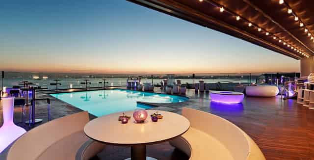 rooftop restaurant