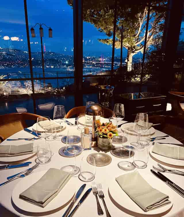 VIP dinner venue at Club Area 29 with waterfront views for executive events.