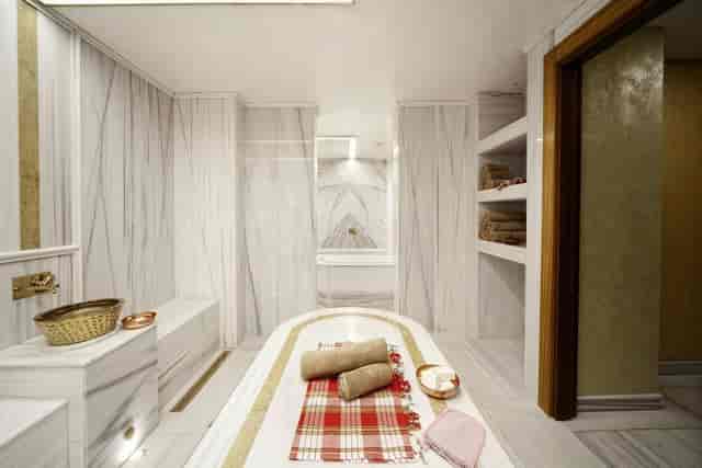 Luxury Grand Hotel de Pera terrace spa for executive retreats and corporate incentive travel.