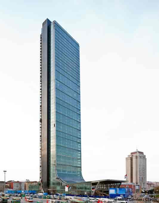 Sapphire Skydeck skyscraper with panoramic city views for luxury corporate events and board meetings.
