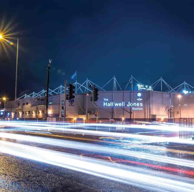 Halliwell Jones Stadium concourse space for corporate events and gala dinners.