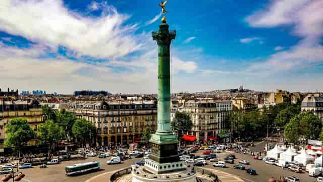 Place de la Bastille iconic landmark for outdoor activations and premium incentive travel events.