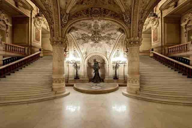Grand Foyer at Opéra national de Paris for luxury gala or awards ceremony event venue.