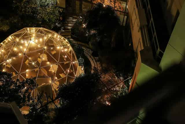 Le Jardin privé (Summer) or Buble (Winter)