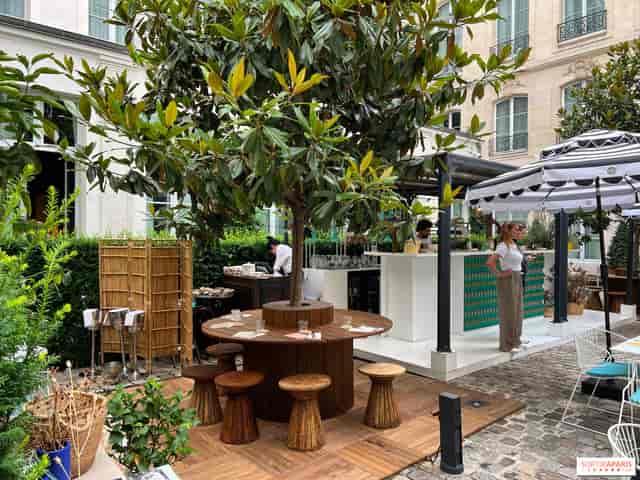 Main Terrace at The Hoxton, Paris: Elegant outdoor venue for VIP receptions and boutique events.
