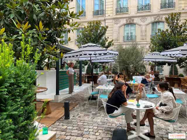 Main Terrace at The Hoxton Paris: upscale outdoor venue for corporate events and cocktail receptions.