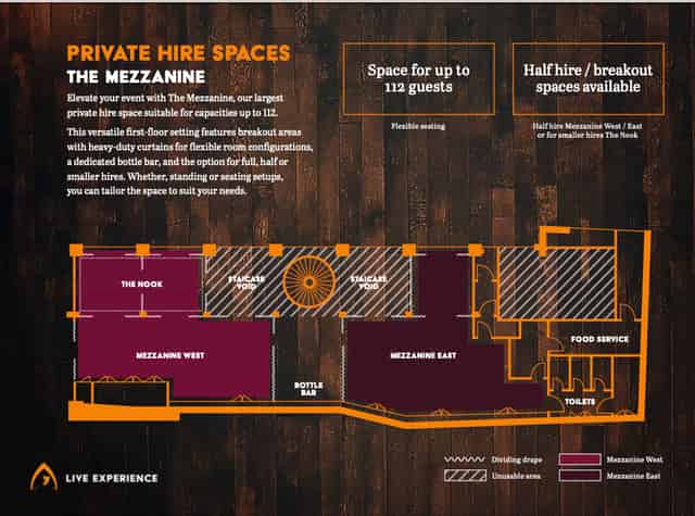 Half Venue Hire 