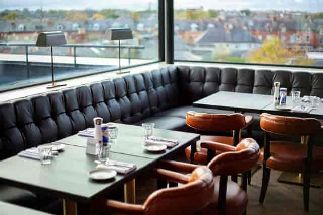 Layla's Terrace banquet seating for VIP dinner or luxury corporate breakout event.