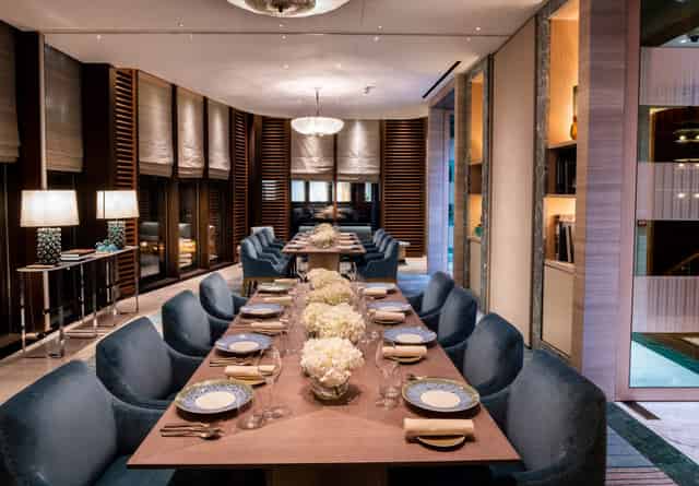 Pavyllon Private Dining room