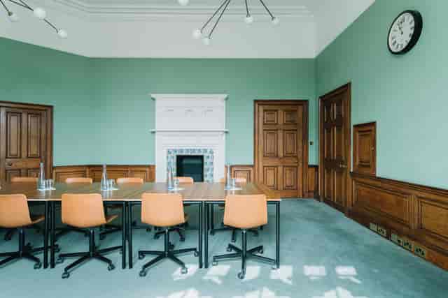 Bonar Law meeting room at Ashridge House, ideal for workshops and board meetings.