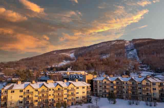 Luxury mountain hotel suite for corporate retreats and incentive travel.