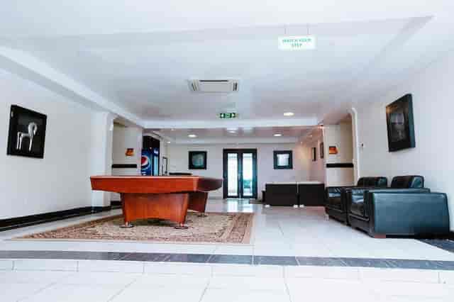 Mayfair Hotel conference breakout area, ideal for corporate event networking and professional meetings.