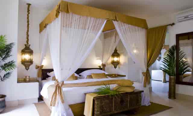 Tropical luxury wedding bower at Baraza Resort Zanzibar for corporate retreats and incentive travel.