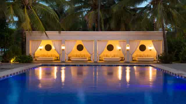 Dhahabu Bar & Lounge poolside venue for upscale incentive events and evening receptions.
